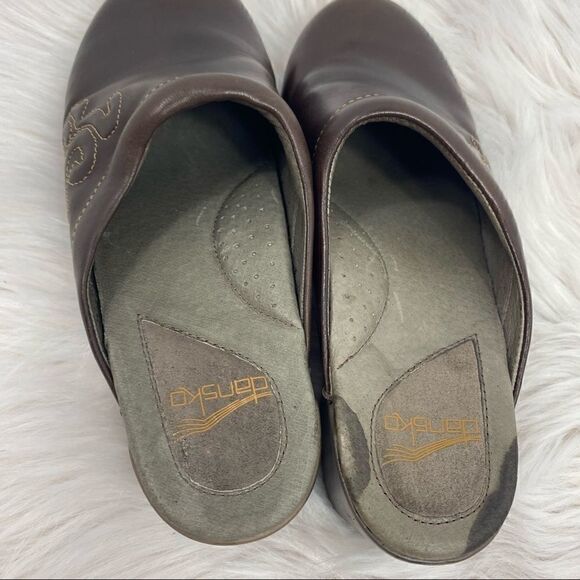 Dansko Nursing Brown Leather Clogs size 8.5/9 - Picture 6 of 8